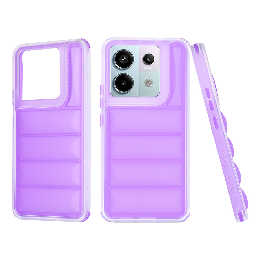 Coque pour Xiaomi Poco X6 / Note 13 Pro 5G, Techsuit, Wave Shield, Violet
