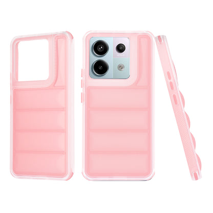 Hoesje voor Xiaomi Poco X6 / Note 13 Pro 5G, Techsuit, Wave Shield, Roze