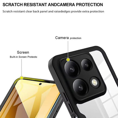 Coque pour Xiaomi Poco X6 Pro, Techsuit, ColorVerse 360, Noire