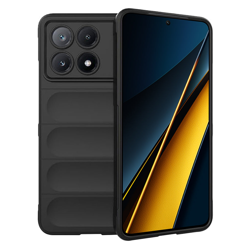 Coque pour Xiaomi Poco X6 Pro, Techsuit, Magic Shield, Noire