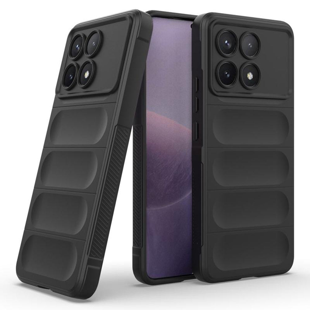 Coque pour Xiaomi Poco X6 Pro, Techsuit, Magic Shield, Noire