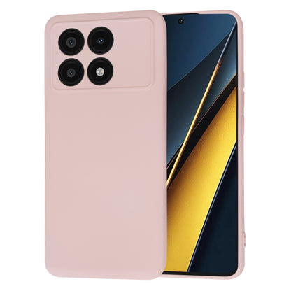 Coque pour Xiaomi Poco X6 Pro, Techsuit, SoftFlex, Rose