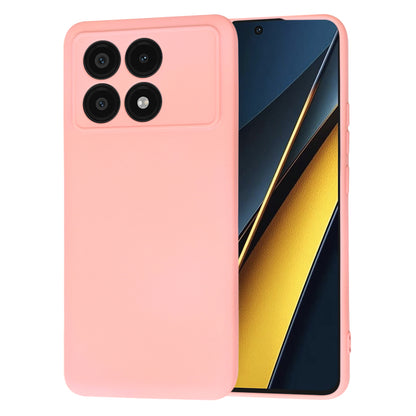 Hülle für Xiaomi Poco X6 Pro, Techsuit, SoftFlex, Hellrosa