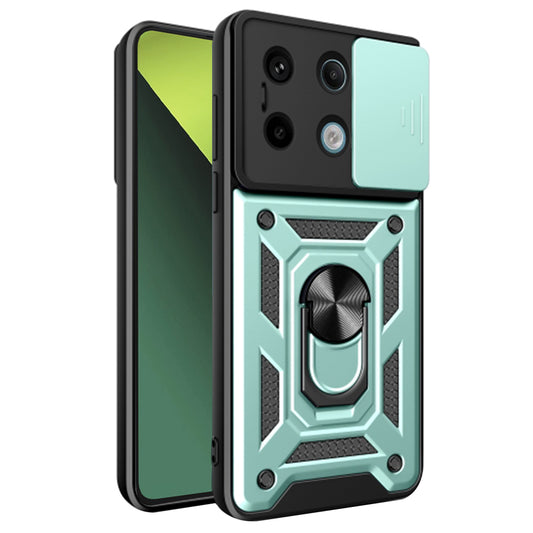 Hoes voor Xiaomi Poco X6 / Redmi Note 13 Pro 5G, Techsuit, CamShield, Groen