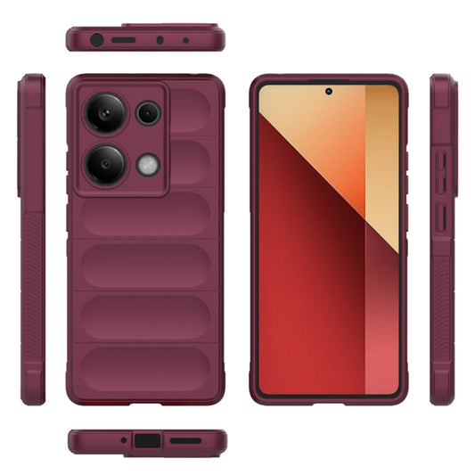 Hoesje voor Xiaomi Poco X6 / Redmi Note 13 Pro 5G, Techsuit, Magic Shield, Rood
