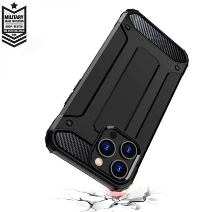 Hülle für Xiaomi Poco X7 / Note 14 Pro 5G, Techsuit, Hybrid Armor, Schwarz
