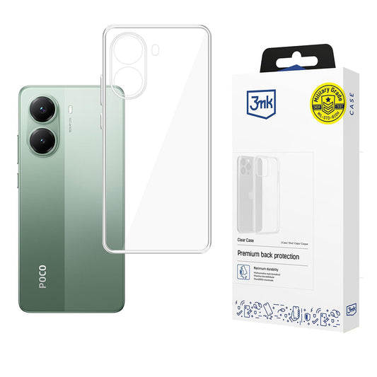 Hoesje voor Xiaomi Poco X7 Pro, 3MK, Clear, Transparant