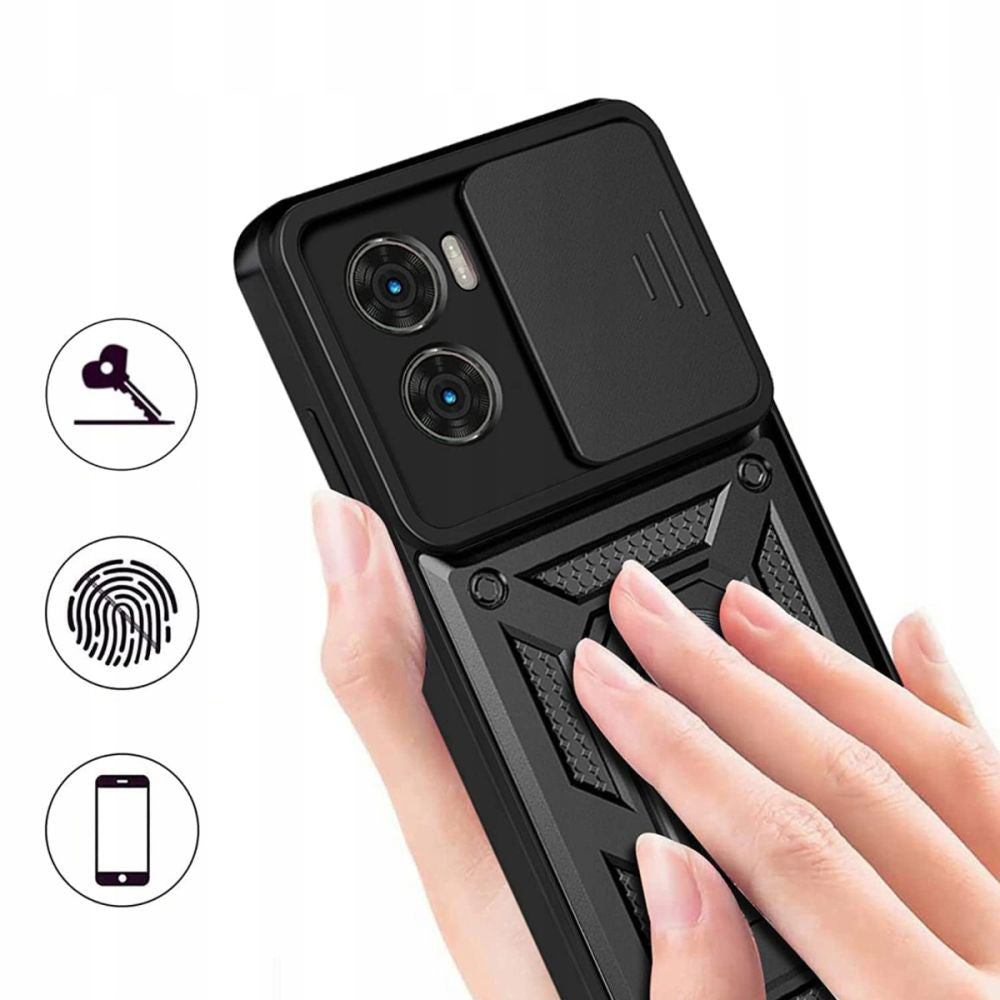 Coque pour Xiaomi Poco X7 Pro, Techsuit, CamShield, Noire