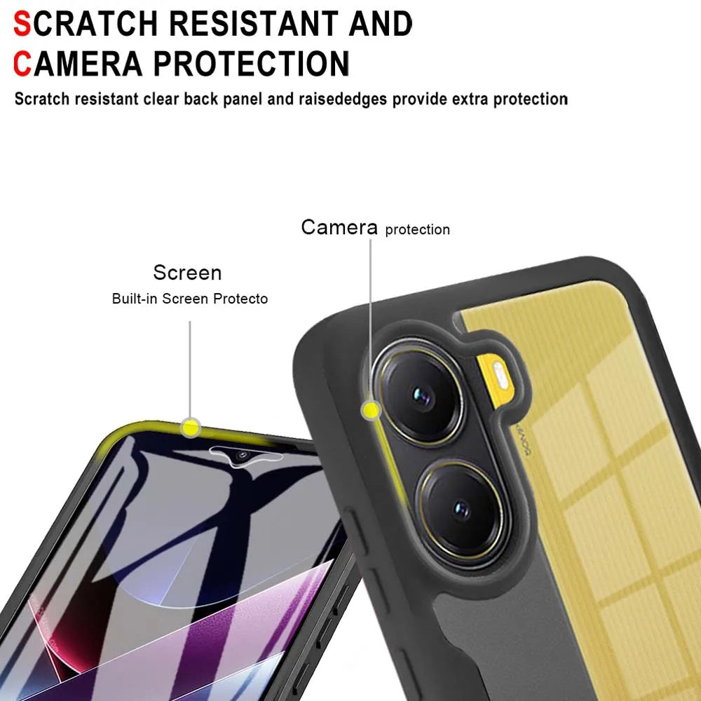 Coque pour Xiaomi Poco X7 Pro, Techsuit, ColorVerse 360, Noire