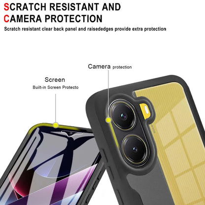 Coque pour Xiaomi Poco X7 Pro, Techsuit, ColorVerse 360, Noire