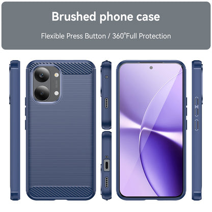 Hülle für Xiaomi Poco X8 Pro Max, Techsuit, Carbon, Blau