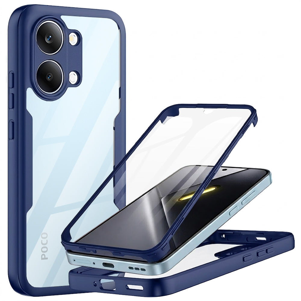Coque pour Xiaomi Poco X8 Pro Max, Techsuit, ColorVerse 360, Bleue