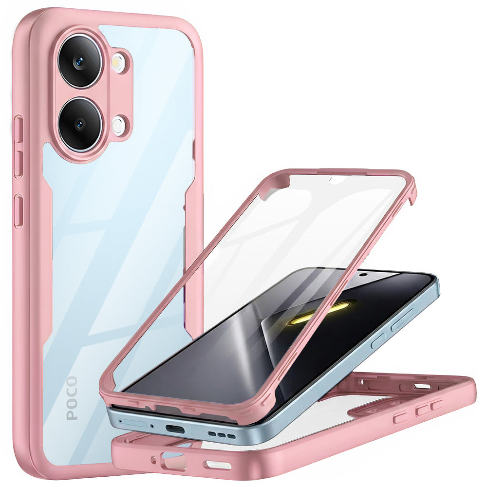 Hülle für Xiaomi Poco X8 Pro Max, Techsuit, ColorVerse 360, Rosa