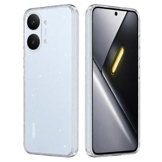 Hoesje voor Xiaomi Poco X8 Pro Max, Techsuit, SparkleSkin, Transparant
