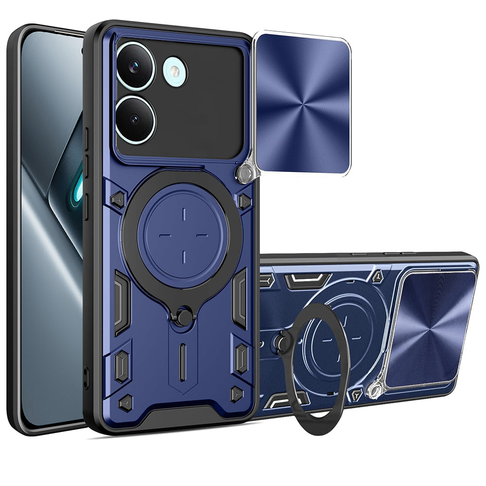 Hoes voor Xiaomi Poco X8 Pro, Techsuit, CamGuard Pro, Blauw