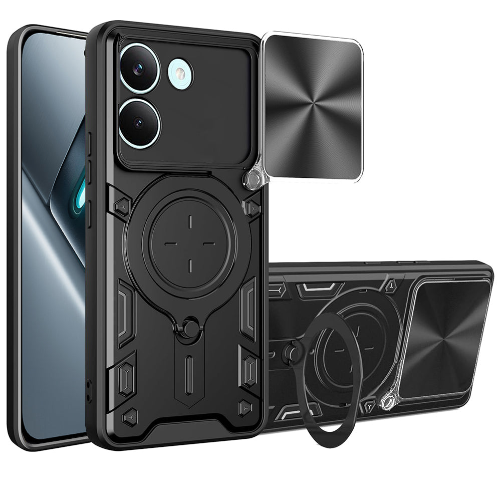 Hülle für Xiaomi Poco X8 Pro, Techsuit, CamGuard Pro, Schwarz