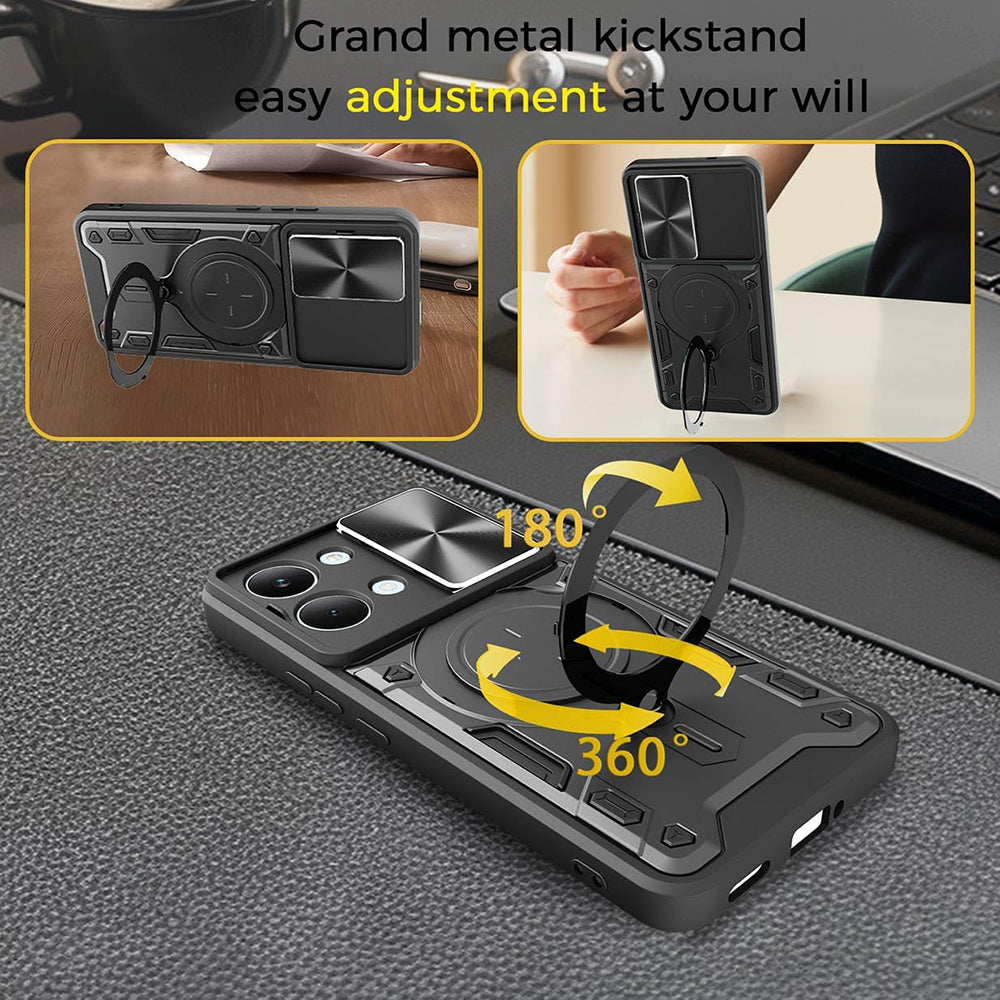 Hülle für Xiaomi Poco X8 Pro, Techsuit, CamGuard Pro, Schwarz