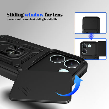 Hoes voor Xiaomi Poco X8 Pro, Techsuit, CamShield, Zwart