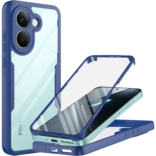 Coque pour Xiaomi Poco X8 Pro, Techsuit, ColorVerse 360, Bleue