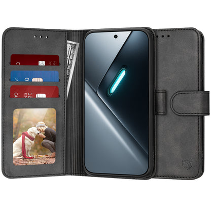 Hoes voor Xiaomi Poco X8 Pro, Techsuit, Diary Book, Zwart