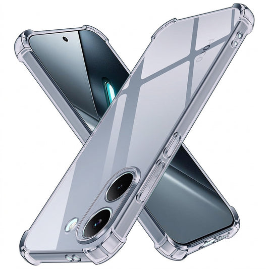 Hülle für Xiaomi Poco X8 Pro, Techsuit, stoßfest klar, rauchfarben