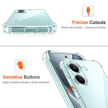 Étui pour Xiaomi Poco X8 Pro, Techsuit, Shockproof Clear, Transparent