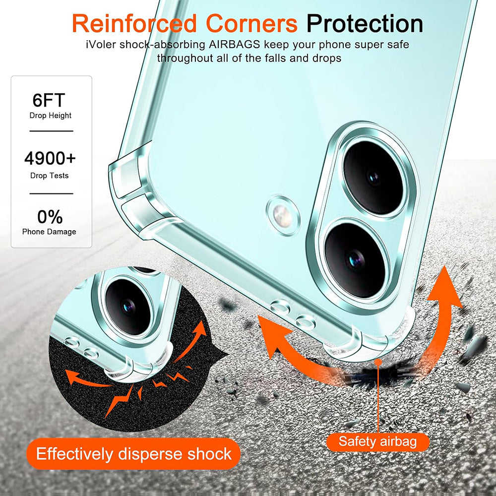 Étui pour Xiaomi Poco X8 Pro, Techsuit, Shockproof Clear, Transparent