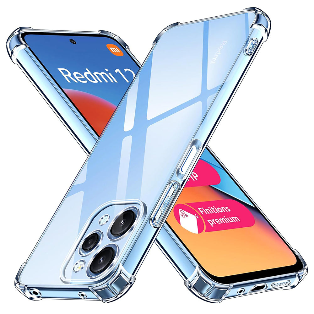 Hoesje voor Xiaomi Redmi 12 5G / 12, Techsuit, Schokbestendig Helder, Transparant