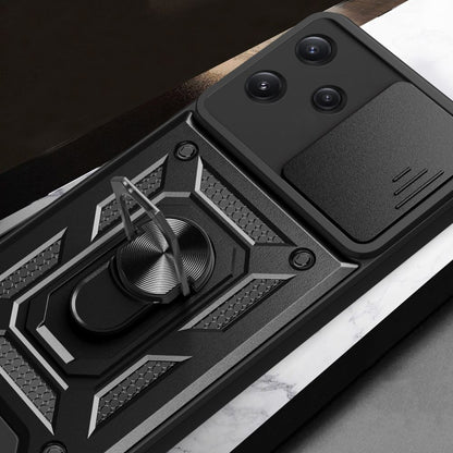 Hülle für Xiaomi Redmi 12 5G, Techsuit, CamShield, Schwarz
