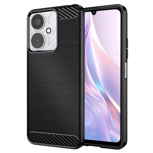 Coque pour Xiaomi Redmi 13C 5G / 13C / Poco C65, Techsuit, Carbone, Noire