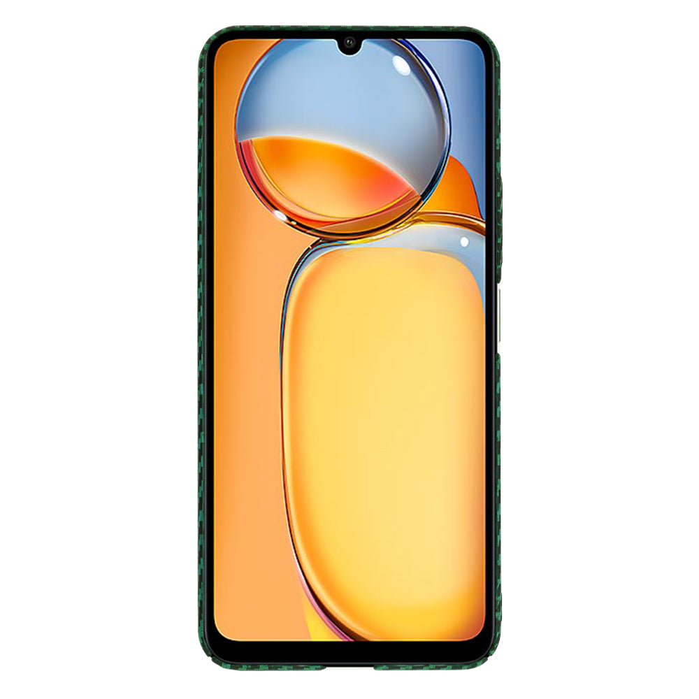 Coque pour Xiaomi Redmi 13C 5G / 13C / Poco C65, Techsuit, Carbonite FiberShell, Vert