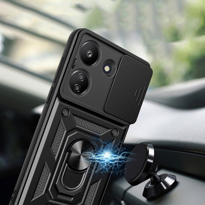 Hülle für Xiaomi Redmi 13C 5G, Techsuit, CamShield, Grün