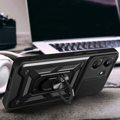 Hülle für Xiaomi Redmi 13C 5G, Techsuit, CamShield, Grün