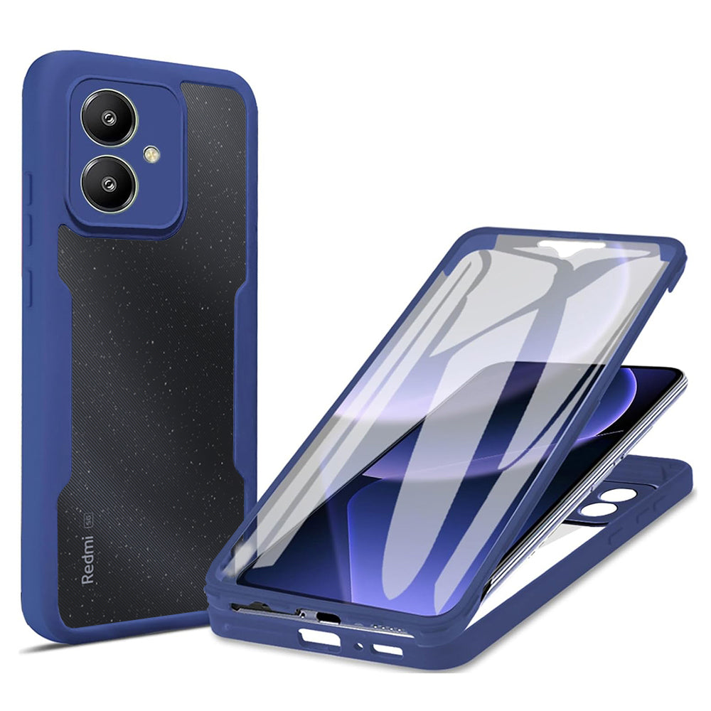 Hoesje voor Xiaomi Redmi 13C 5G, Techsuit, ColorVerse 360, Blauw