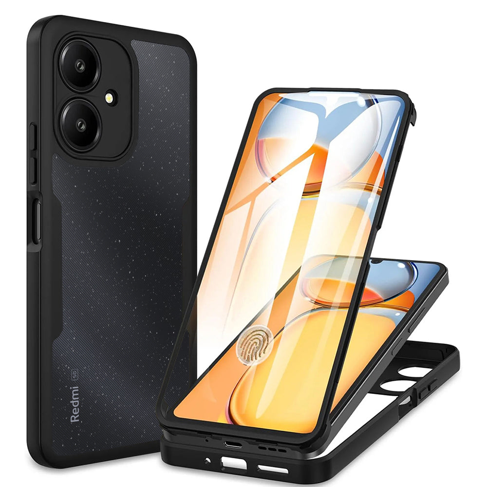 Hoes voor Xiaomi Redmi 13C 5G, Techsuit, ColorVerse 360, Zwart