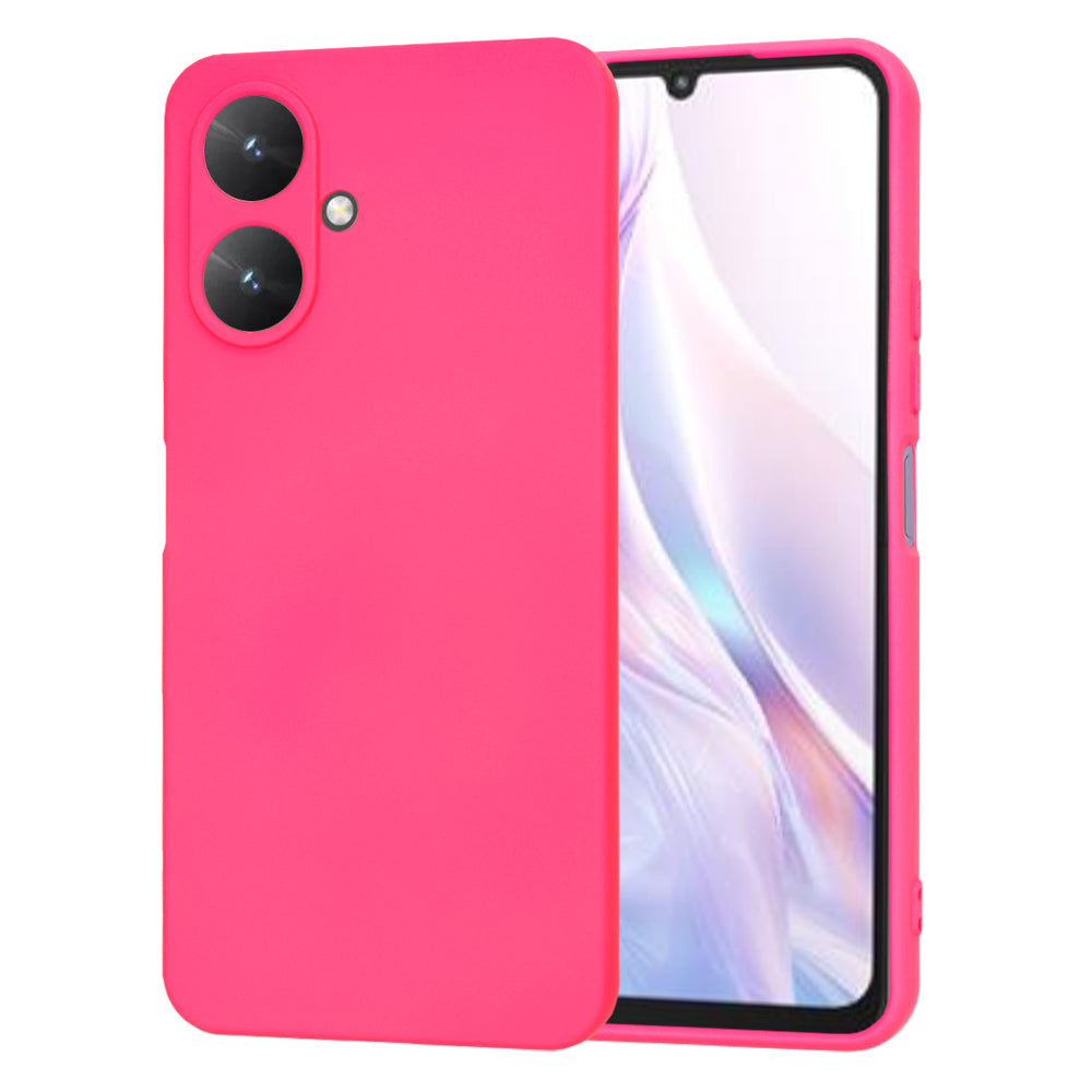 Hülle für Xiaomi Redmi 13C 5G, Techsuit, SoftFlex, Dunkelrosa