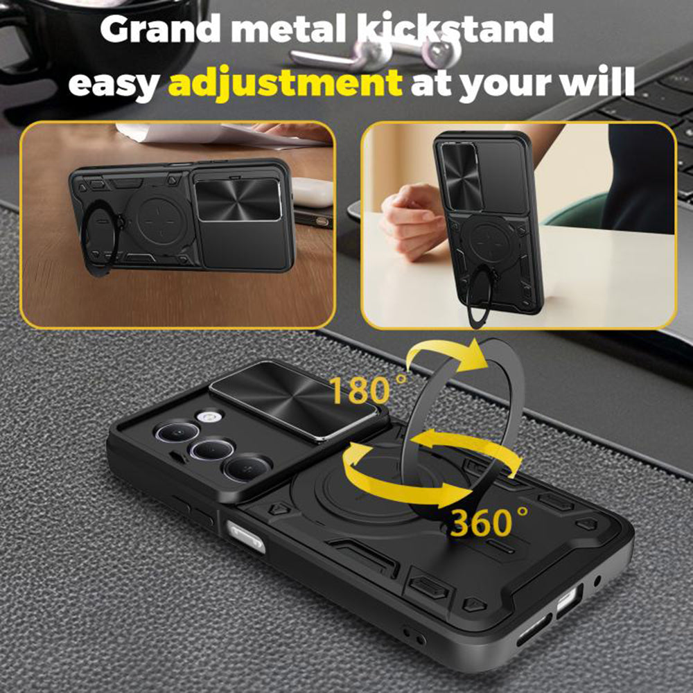 Hülle für Xiaomi Redmi 15 5G / 15 4G, Techsuit, CamGuard Pro, Rosa