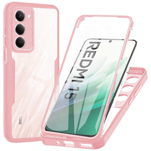 Coque pour Xiaomi Redmi 15 5G / 15 4G, Techsuit, ColorVerse 360, Rose