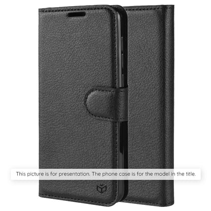 Coque pour Xiaomi Redmi 15 5G / 15 4G, Techsuit, Leather Folio, Noire