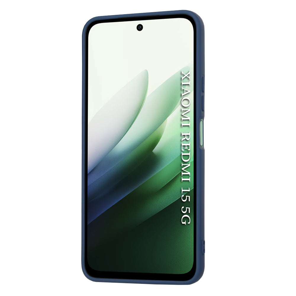 Hoesje voor Xiaomi Redmi 15 5G / 15 4G, Techsuit, SoftFlex, Marineblauw