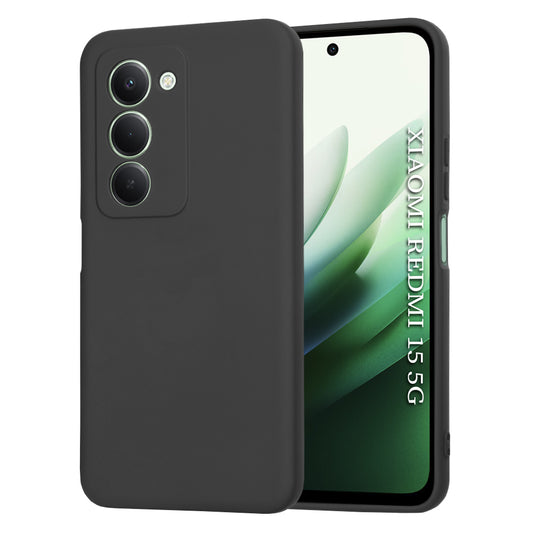 Hoes voor Xiaomi Redmi 15 5G / 15 4G, Techsuit, SoftFlex, Zwart