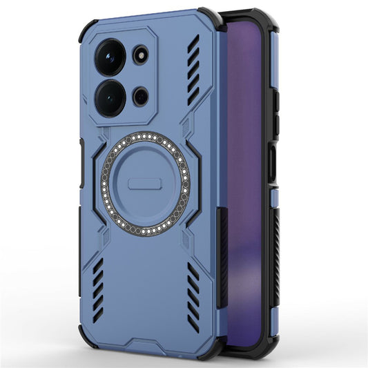 MagSafe-hoesje voor Xiaomi Redmi 15C 5G / 15C 4G, Techsuit, ArmorMag, Blauw
