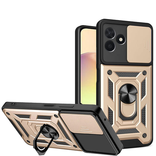 Coque pour Xiaomi Redmi 15C 5G / 15C 4G, Techsuit, CamShield, Dorée