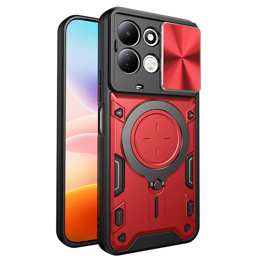Hülle für Xiaomi Redmi 17 5G / 17 4G, Techsuit, CamGuard Pro, Rot