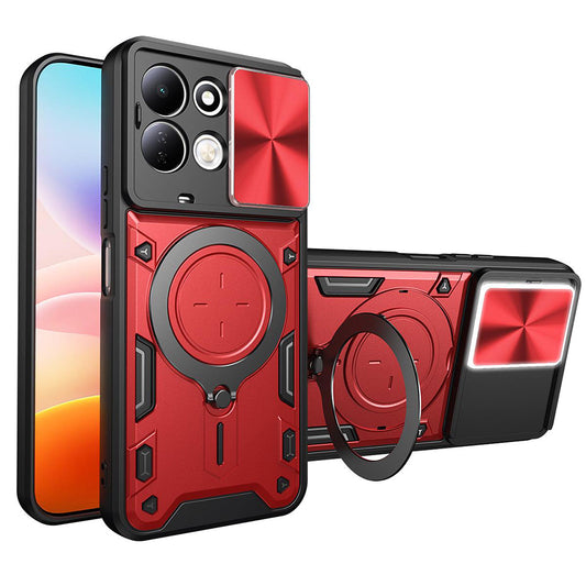 Hülle für Xiaomi Redmi 17 5G / 17 4G, Techsuit, CamGuard Pro, Rot