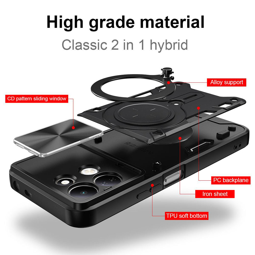 Hülle für Xiaomi Redmi 17 5G / 17 4G, Techsuit, CamGuard Pro, Rot