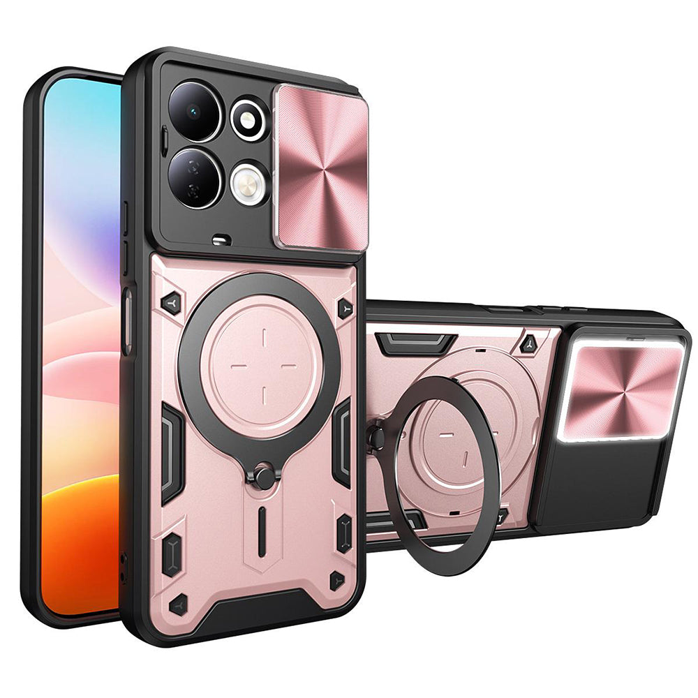 Coque pour Xiaomi Redmi 17 5G / 17 4G, Techsuit, CamGuard Pro, rose doré