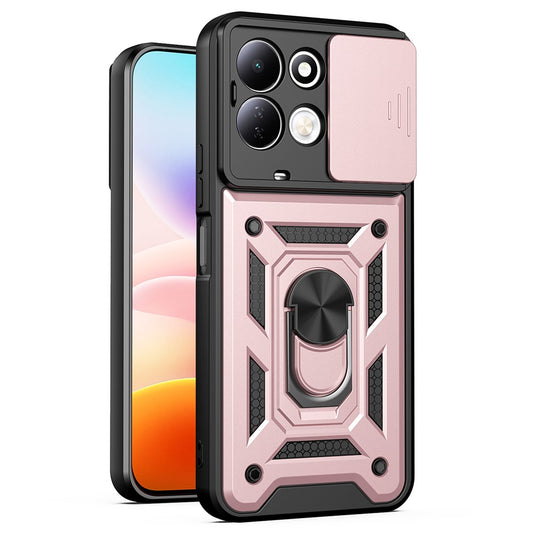 Coque pour Xiaomi Redmi 17 5G / 17 4G, Techsuit, CamShield, Rose Doré
