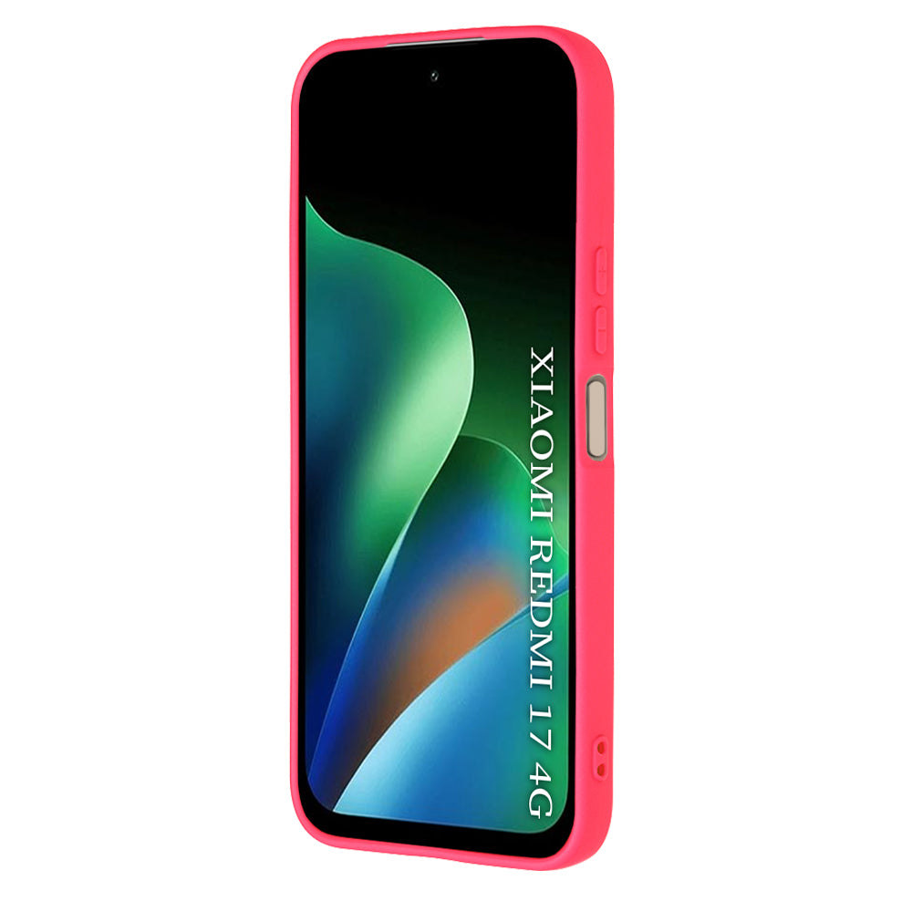 Hülle für Xiaomi Redmi 17 5G / 17 4G, Techsuit, SoftFlex, Dunkelrosa