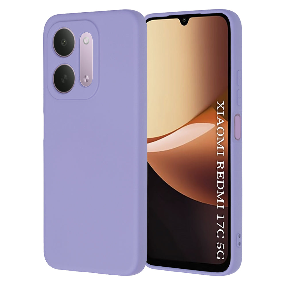 Coque pour Xiaomi Redmi 17C 5G, Techsuit, SoftFlex, violet clair